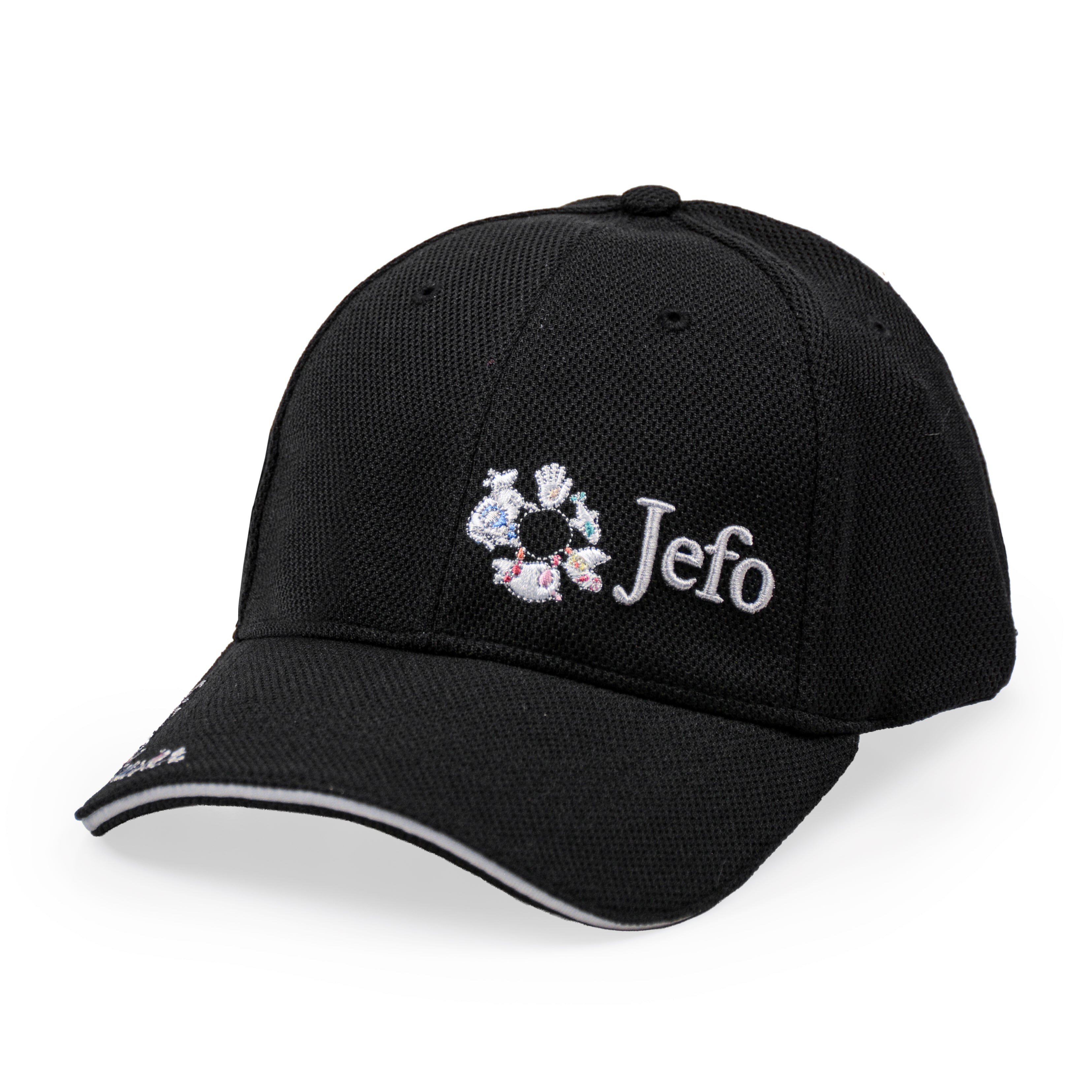 Casquette Jefo Noire Anglais FlexFit