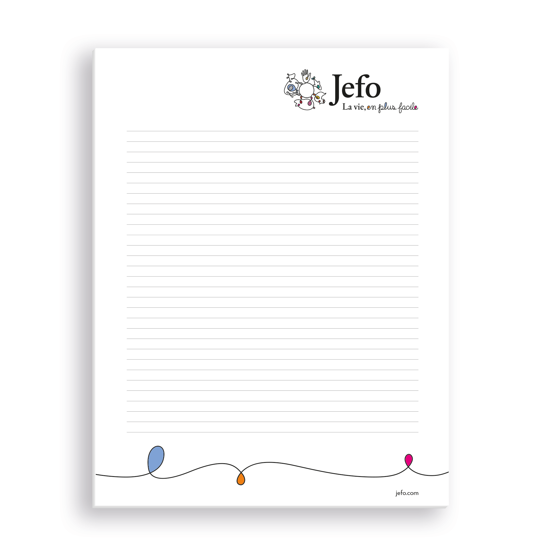 Large Notepad FR 25 Sheets (Pack of 20)