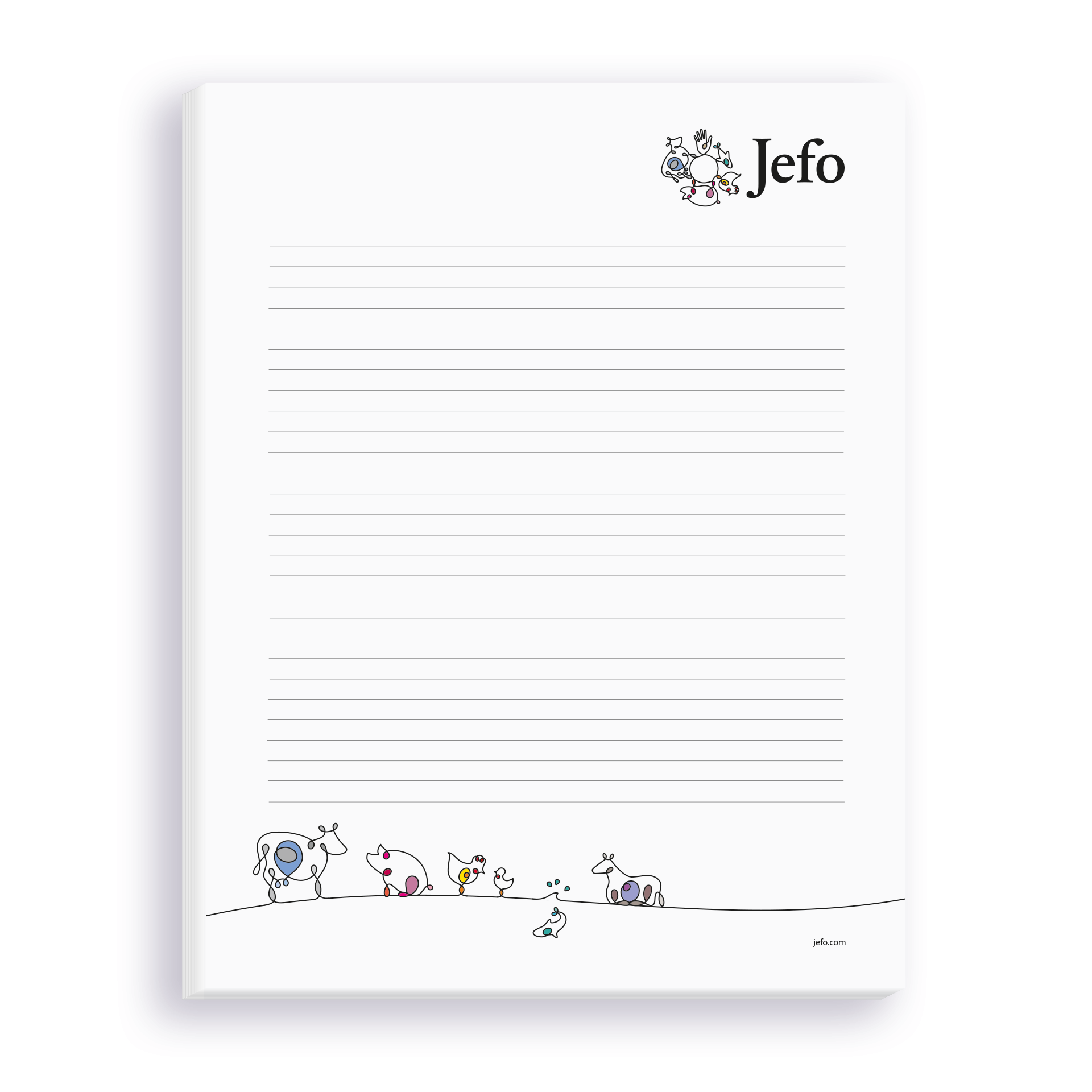Large Notepad EN 50 Sheets (SPECIES)