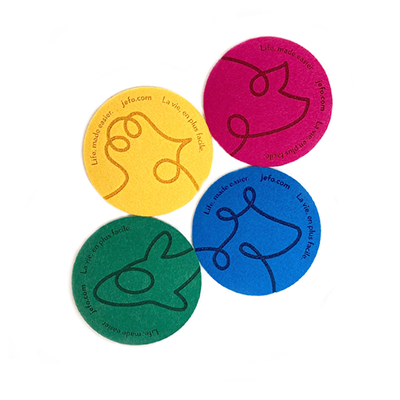 Ensemble 4 sous-verres